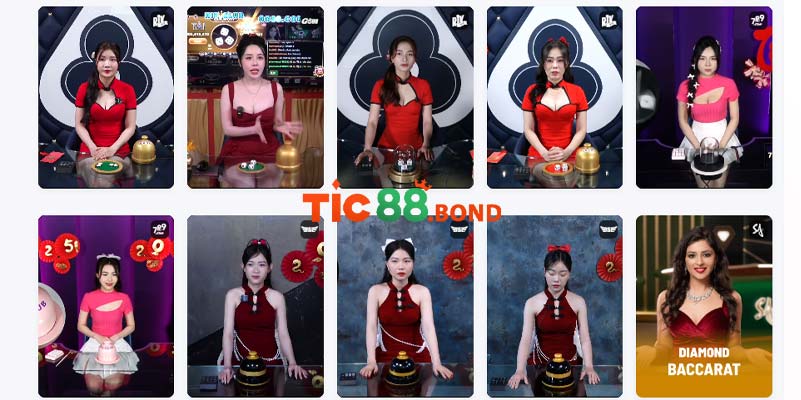 Sảnh Live Casino TIC88 uy tín, sắc nét, minh bạch